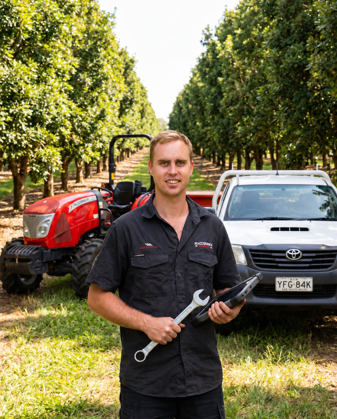 Chris, diesel mechanic at Masterhaus Machinery Co
